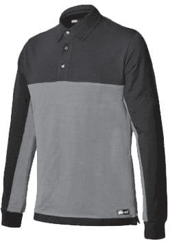 Camisa Polo de Manga Comprida Bicolor Industrial Starter L