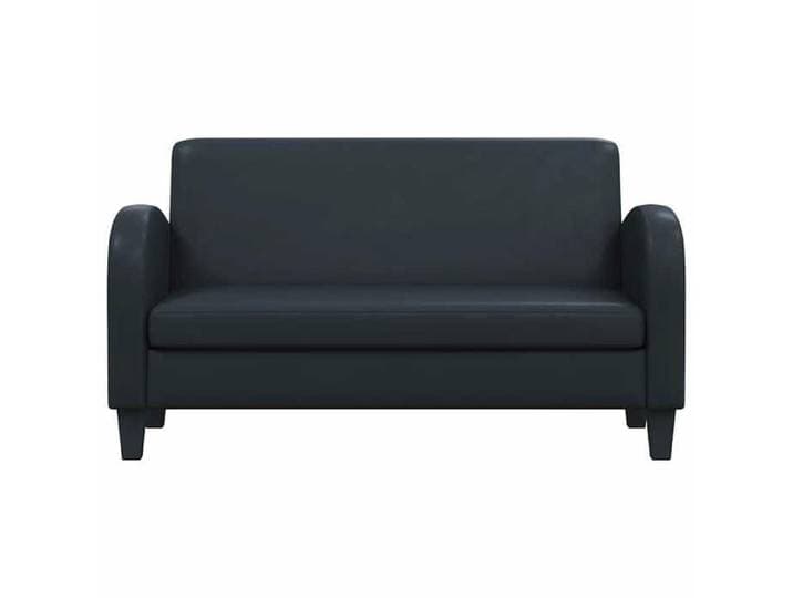 CANAPÉ FIXE - SHIELDPRO® - Canapé Charge maximal: 180 kg - 2 PLACES - Cuir synthétique Noir 282856