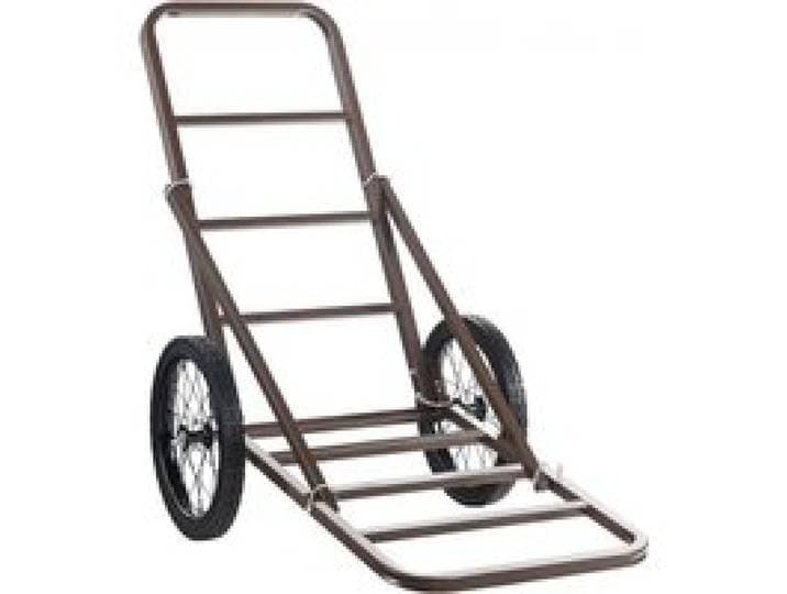 VEVOR Chariot à Gibier Charge 136 kg, Chariot Transport Pliable, Chariot de Chasse avec Grandes Roues en Caoutchouc et Poignée Ergonomique, pour Transporter Cerfs Bagages Équipements Pêche Randonnée