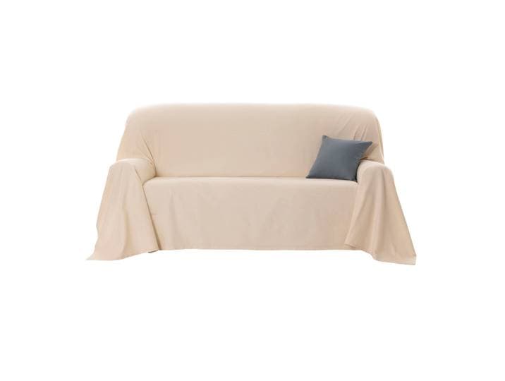 Jeté canapé coton bachette uni - Blancheporte