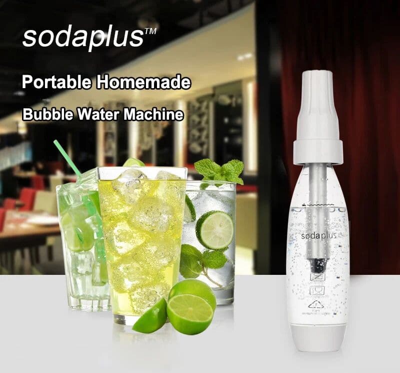 LISM 1000ml Portable Soda Water Machine DIY Homemade Carbonated Beverage Machine Home Juice Soda Making Machine