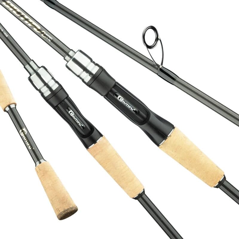 BIUTIFU Phishger Traveller Spinning Casting Carbon Fishing Rods Baitcasting Weight 5-35gM Fast Ultralight Lure Trout Mini Goods For Pole