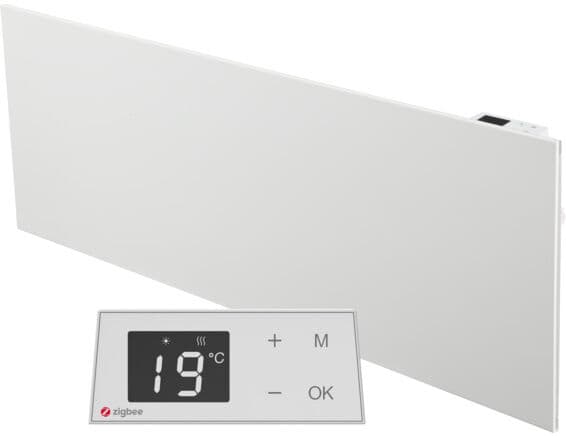 Namron panelovn zigbee 2000w hvit - 54030