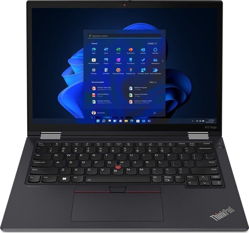 Lenovo ThinkPad X13 Yoga G3   i5-1245U   13.3"   16 GB   512 GB SSD   FP   4G   Stylus   Win 11 Pro   DE