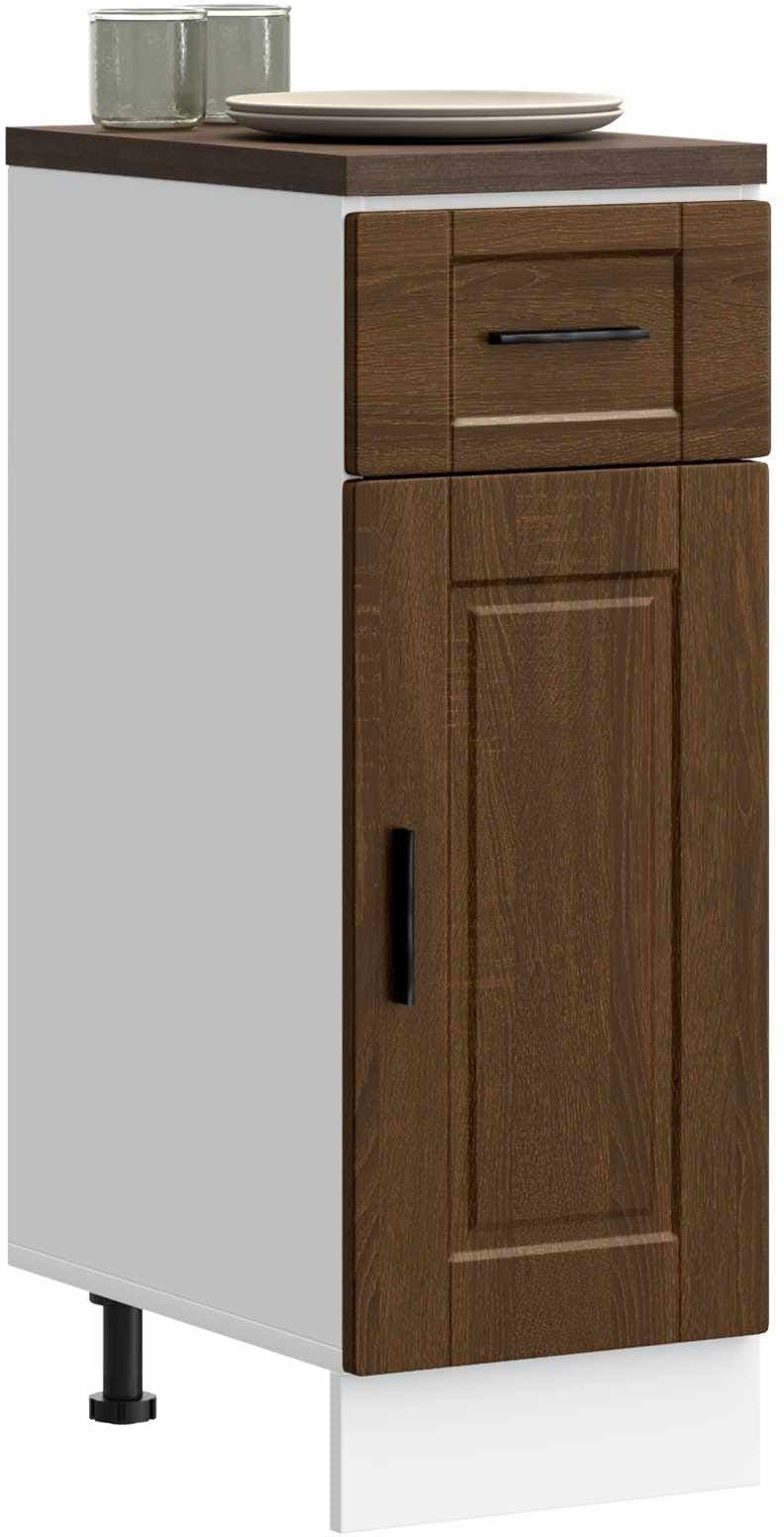 vidaXL Armoire de cuisine Porto chêne marron bois d'ingénierie