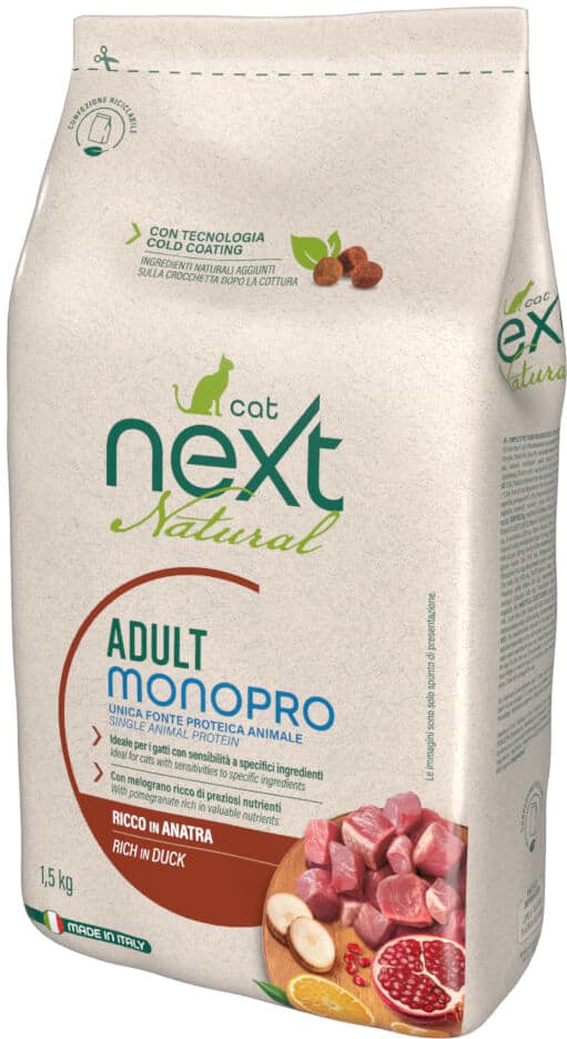 Next Cat Natural Adult Monopro Anatra 1.5KG