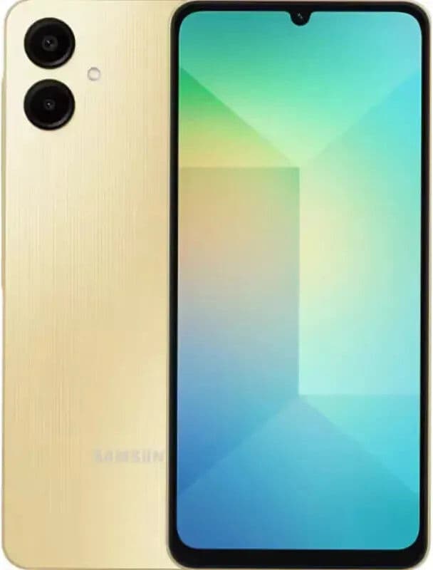SAMSUNG Galaxy A06 4G 64GB 4GB Dual SIM, Gold Unlocked SIM Free Smartphone A Series Mobile Phone, New