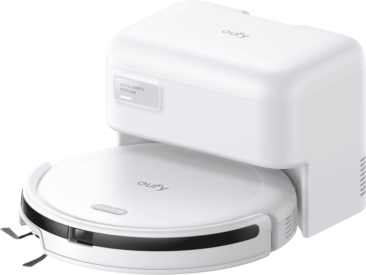 eufy Robot Vacuum C10 White with Self Empty Station