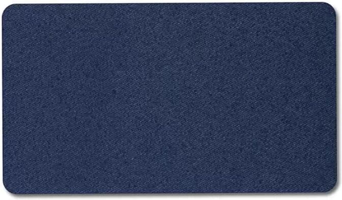 INF Lot de 10 patchs de réparation en sergé autocollants pour vêtements Bleu marine