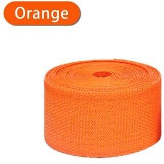 Uplifted Finds Heat Shrink Braided Cable Sleeve High Density Insulation PET Wire Protection & Auto Line Organizer orange 5m 40mm