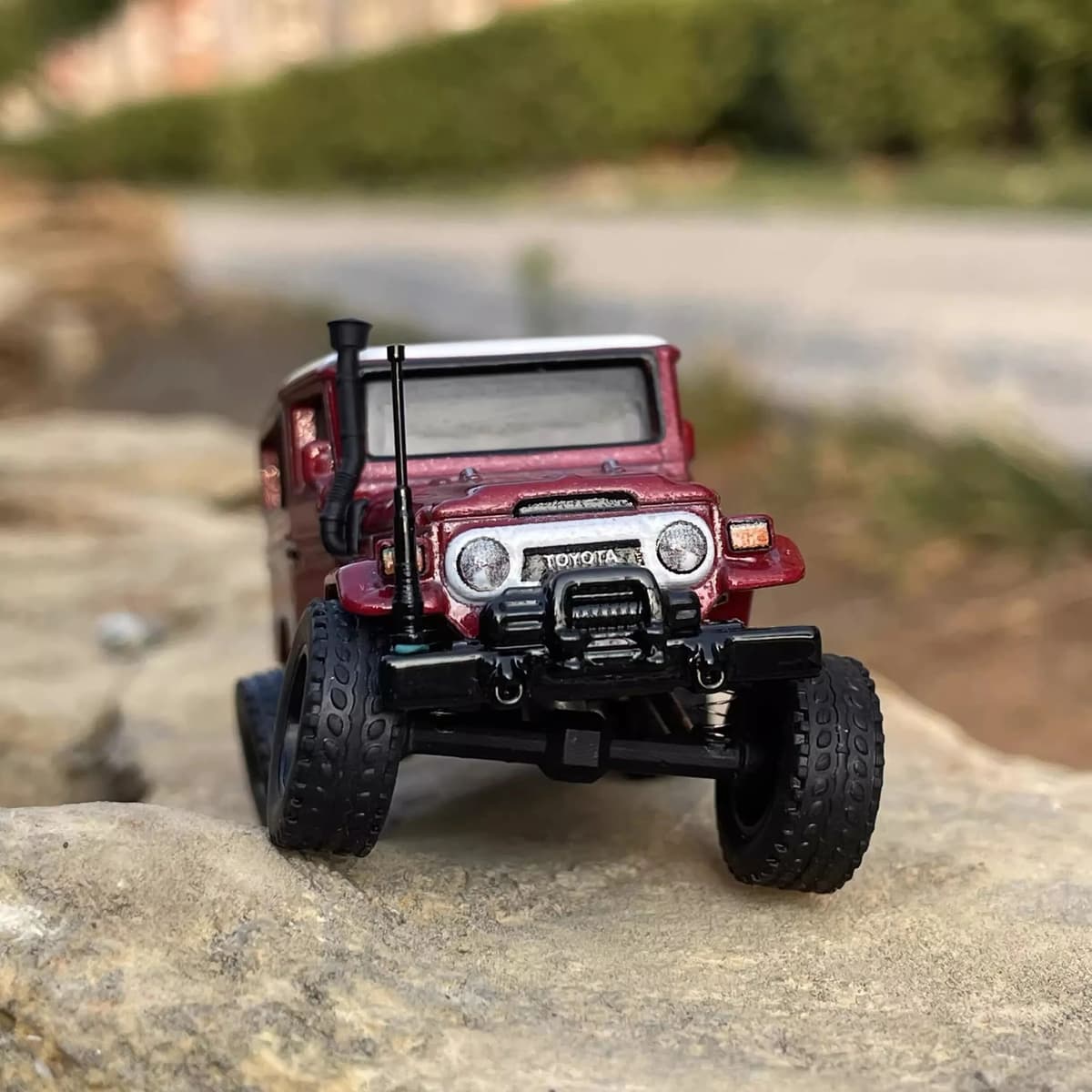 NONE 1:64 Model FJ43 Off-Road Conversion Shock Version Rubber Tyres