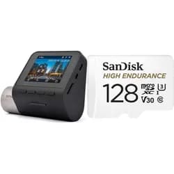 70mai A500S Pro Plus+ černá / Autokamera / + paměťová karta SanDisk High Endurance microSDXC 128GB, Dashcam, Schwarz