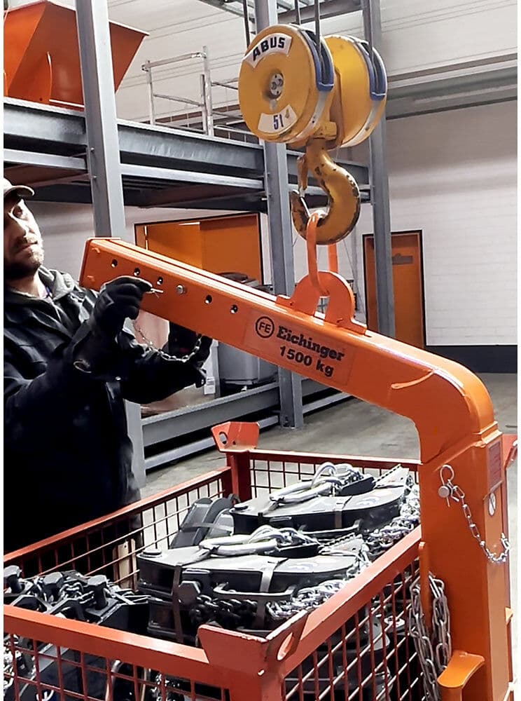 Ladegabel, automatisch, Nutzhöhe 1150 - 1750 mm, Standard, Tragfähigkeit 2000 kg, ab 2 Stk Eichinger