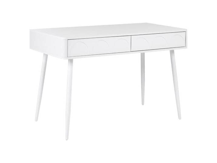Beliani Schreibtisch Weiß 120/60 cm Eslane, 120x78x60 cm, Büromöbel, Schreibtische, Schreibtische