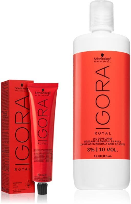 Schwarzkopf Professional IGORA Royal ensemble à utiliser lors des colorations capillaires