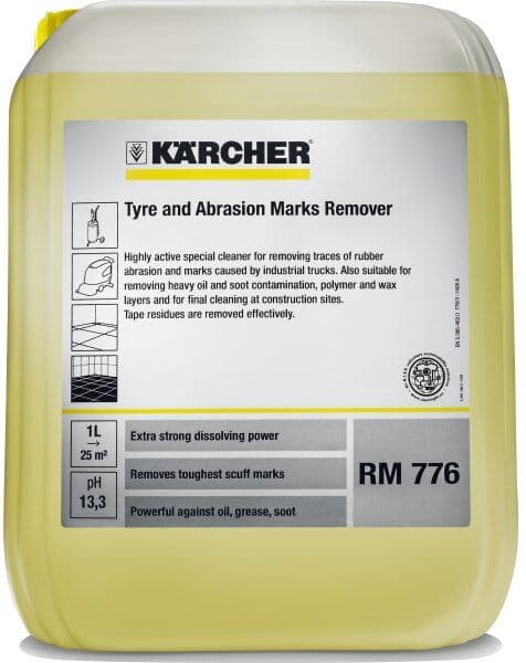 Kärcher Gulvrengøring Rm 776, Dæk/slidmærker, 10 L