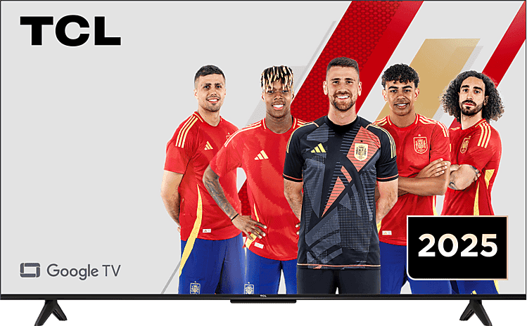TV LED 50" - TCL 50P6K, UHD 4K, AiPQ Processor, Smart TV, Google DVB-T2 (H.265), HDR, Metálico