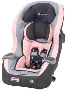 Baby Trend Trooper SLIM 3-in-1 Convertible Car Seat, Quartz Pink