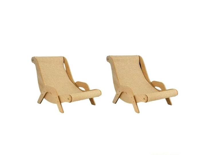 QX2E – lit à gratter en Sisal pour chats, résistant aux rayures, dessin animé, pour chatons, lit d'intérieur tissé, planche à