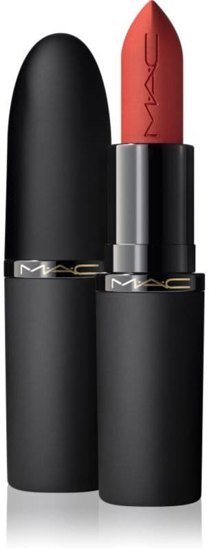 MAC Cosmetics Powder Kiss Hazy Matte ματ κραγιόν απόχρωση Devoted To Chili 3.5 γρ