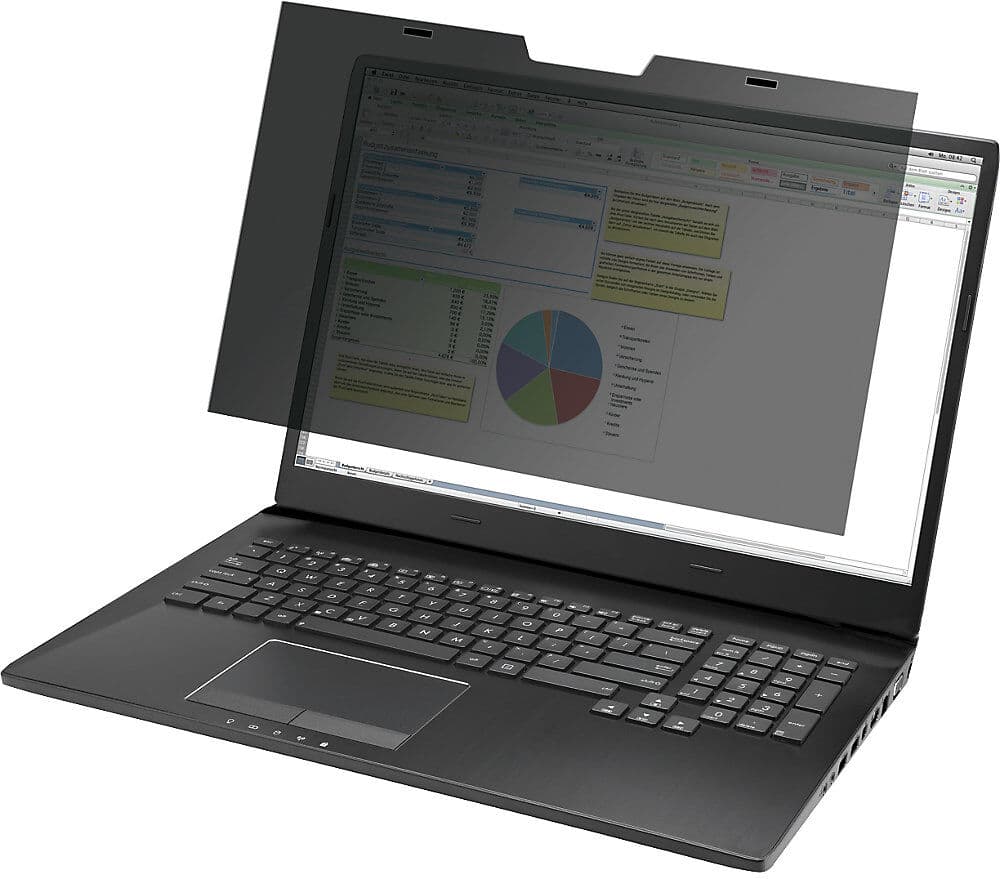 Blickschutzfilter MAGNETIC 16:9, anthrazit/grau, VE 2 Stk, für Bildschirme 15,6'', Seitenverhältnis 16:9 DURABLE