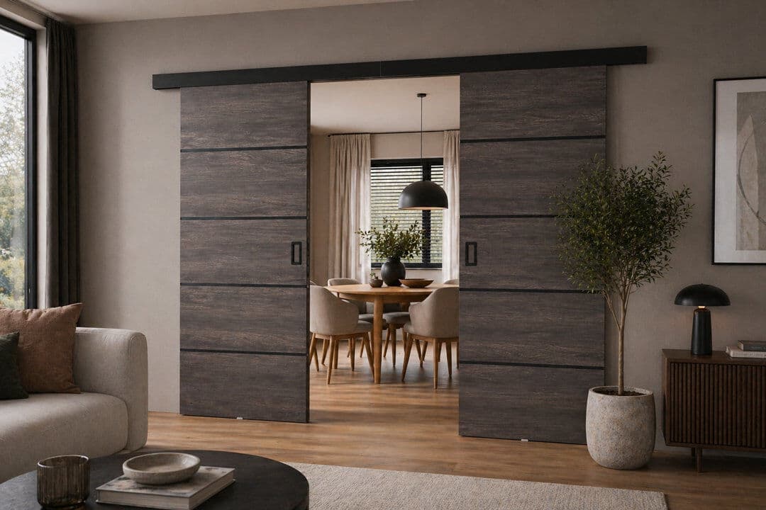 Brayden Studio Baban 2 Door Brown 154cm x 205cm
