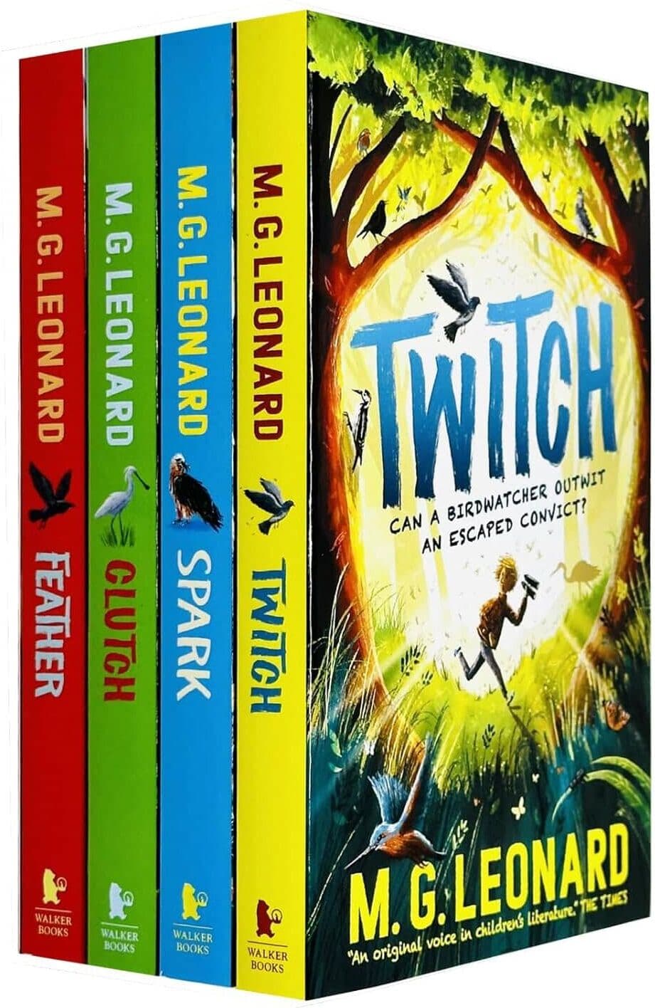 The Twitchers Series by M. G. Leonard: 4 Books Collection Set - Ages 8-13 - Paperback Walker Books Ltd