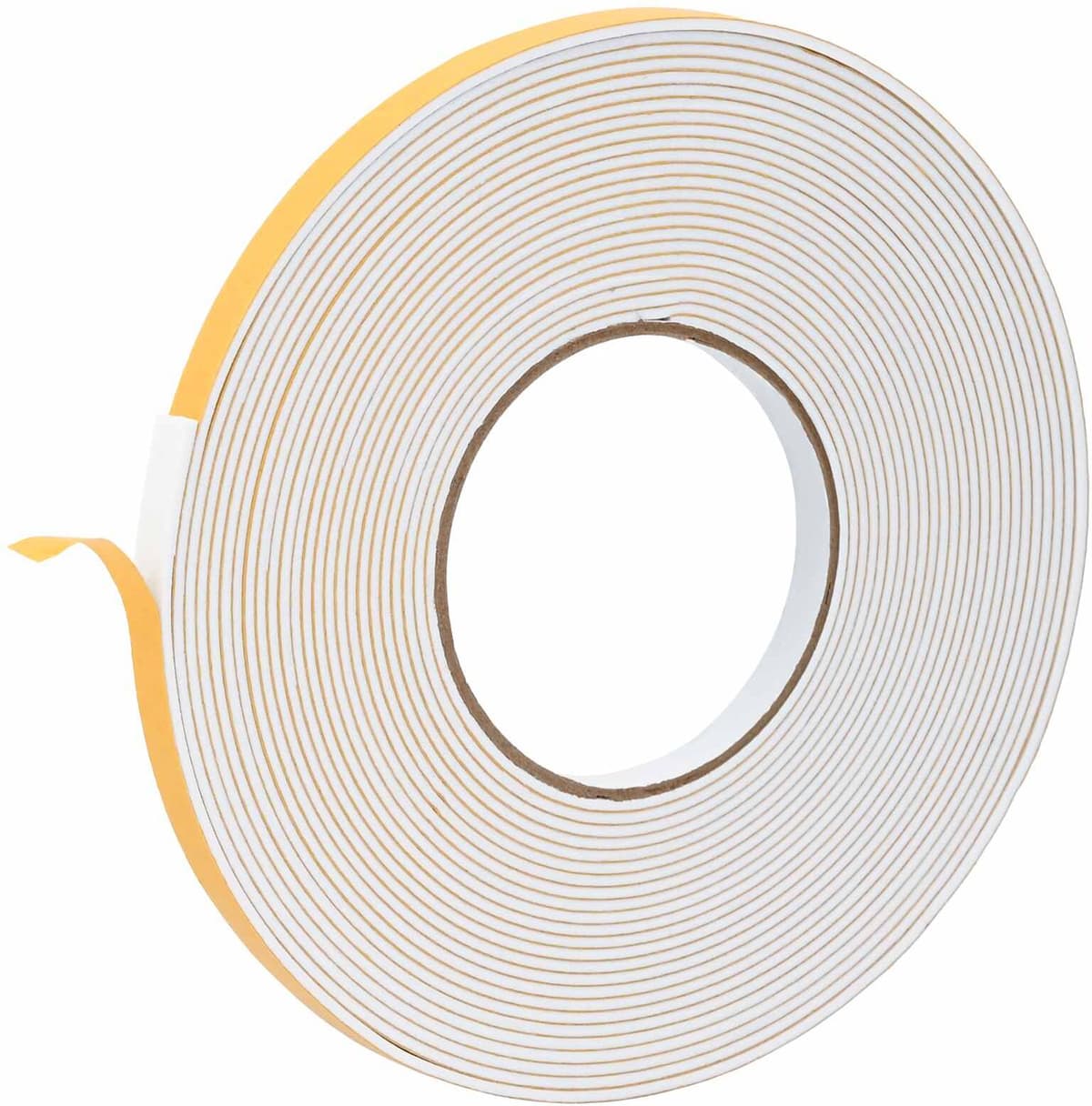 vidaXL Ruban adhésif en mousse Blanc 10mm x 10m Mousse CR