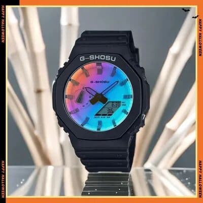 GlowBake Comic Sport Unisex LED Watch, Dual Display Digital Analog Timepiece, Automatic Hand Lift Light Wrist Watch For Men Women 2