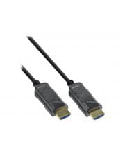 InLine HDMI AOC Kabel Ultra High Speed 8K4K schwarz 50m LWL Schwarz (17950I)