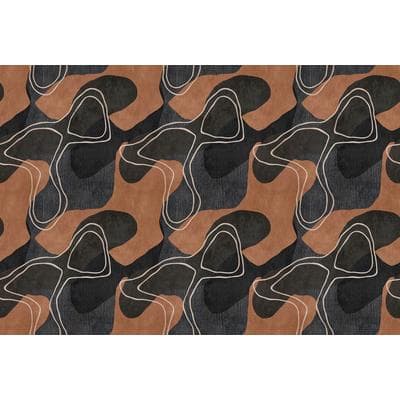 Fototapete LIVING WALLS "Walls by Patel Terra", braun, B:4m L:2,7m, Vlies, Tapeten, Vlies, Wand