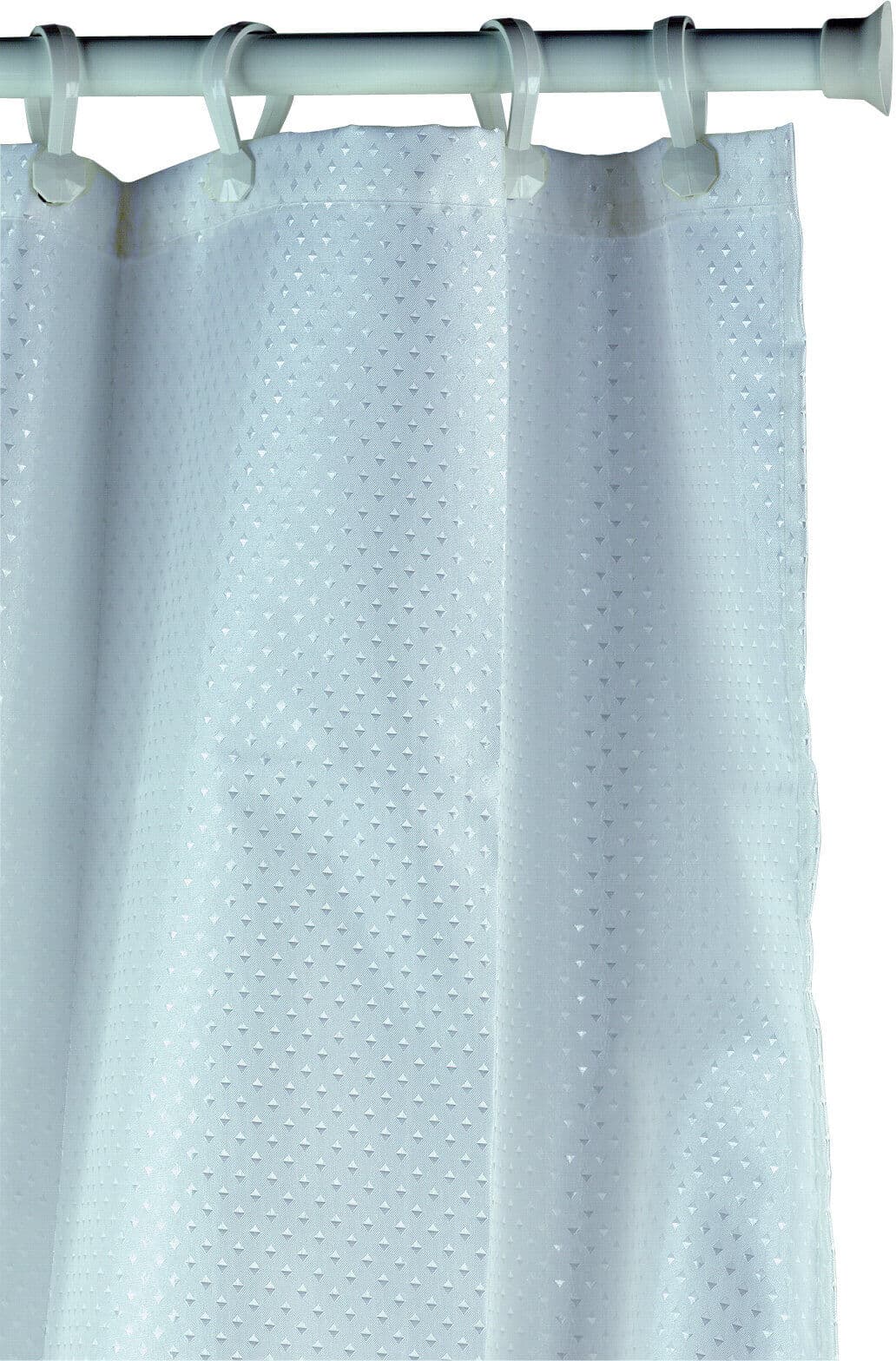 Gelia Duschdraperi textil, 1800x2000 mm, vit