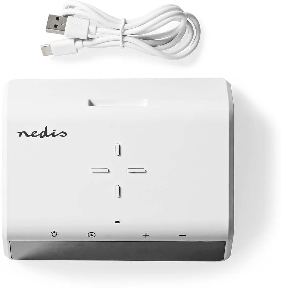 Trådløs Ladestasjon Med Vekkerklokke & Nattlampe