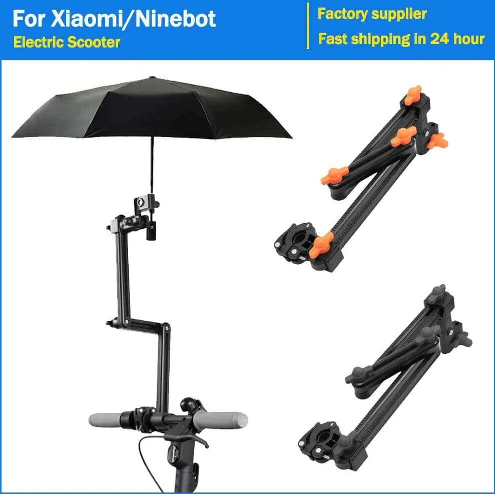 LCQPTW Umbrella Stand Multiused Foldable Stand Umbrellas Holder for Xiaomi M365 Mi3 Mi4 Pro2 1S for Ninebot Max G30 Electric Scooter