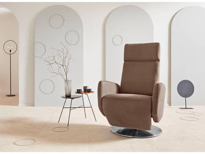TV-Sessel SIT & MORE Kobra , braun, B:71cm H:110cm T:82cm, Struktur imprägniert (100% Polyester);Luxus-Microfaser ALTARA NUBUCK (100% Polyester);Struktur (52% Polyester, 35% Polyacryl, 13% Baumwolle);Luxus-Microfaser weich (90% Polyester, 10% Polyamid);Luxus-Microfaser Lederoptik (100% Polyester), Sessel, TV-Sessel, manuelle Relaxfunktion