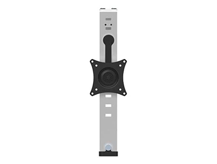 StarTech.com Cubicle Monitor Beugel, Hangende Schermbeugel voor VESA Schermen tot 34 (8kg), Verstelbare Hoogte, Ergonomische Wandsteun voor Afgesloten Werkplek met Haak/Klem (ARMCBCLB)