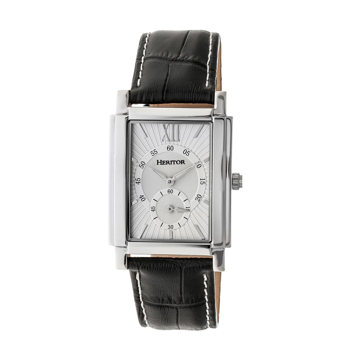 Heritor automatisch Frederick lederen band horloge