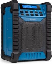 Temi Jobsite / Transportabel arbejdsradio med DAB+/FM, Bluetooth og Batteri udfø