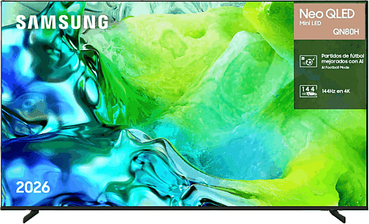 TV Neo QLED 50" - Samsung TQ50QN80HAUXXC, UHD 4K, NQ4 AI Gen2, Smart TV, Full AI, Wifi, Negro