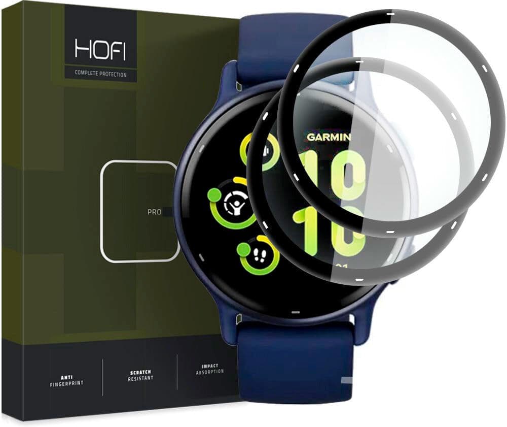 Garmin Vivoactive 5 HOFI Glass Pro+ Hærdet Glas Skærmbeskyttelse - Sort Kant