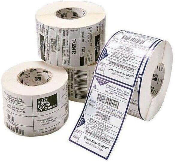 Etikett ZEBRA 57x32mm 25200/fp