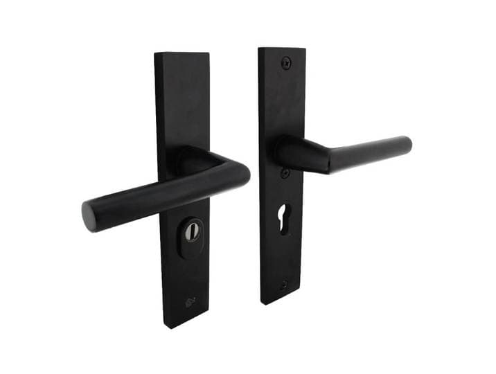 Achterdeurbeslag PC 55mm Aurano kerntrekbeveiliging zwart Intersteel - 0023.379529