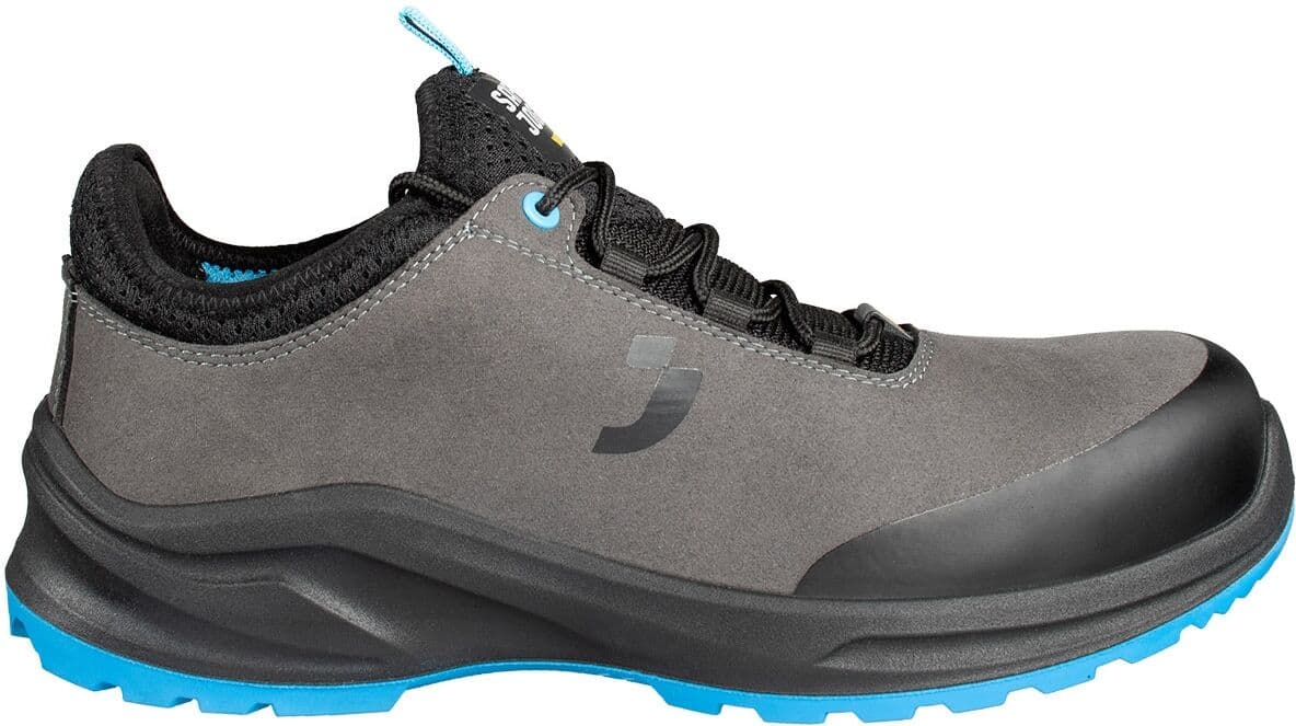 Sicherheitsschuh SAFETY JOGGER WORKS "Modulo Low" Gr. 46, grau (grau, blau), 46, Obermaterial: 100% sonstige Fasern AF., Schuhe, Sicherheitsschuh