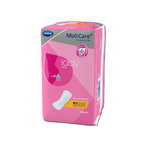 Hartmann Molicare Premium Lady Pads 1.5 goutte - 48 paquets de 14 protections