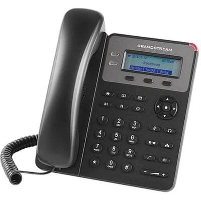 Grandstream SIP GXP-1615 Entry mit PoE Schnurgebundenes Telefon, VoIP PoE Farbdisplay Grau, Schwarz