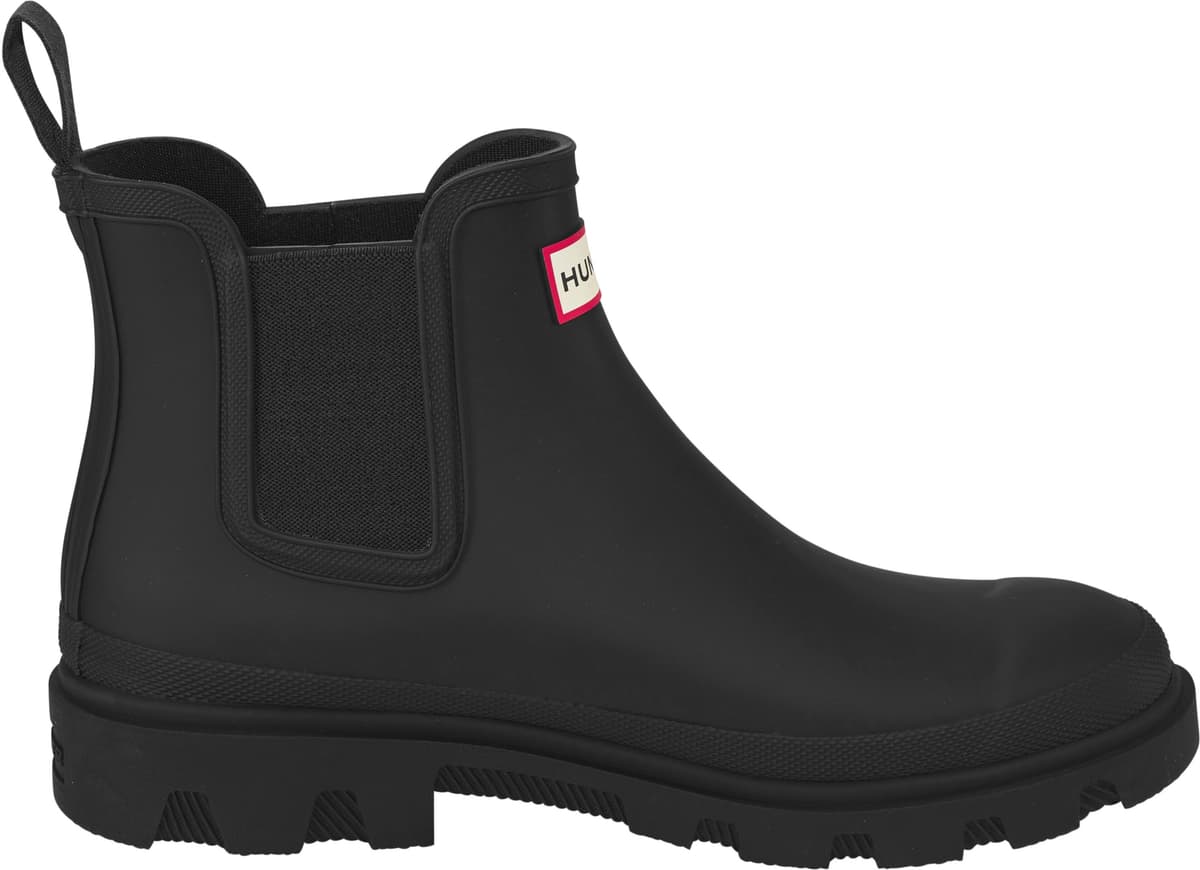 Gummistiefel HUNTER "UNISEX DOWNPOUR CHELSEA BOOT", Gr. 43, schwarz, Gummi, Schuhe Gummistiefel, wasserdicht schwarz 43