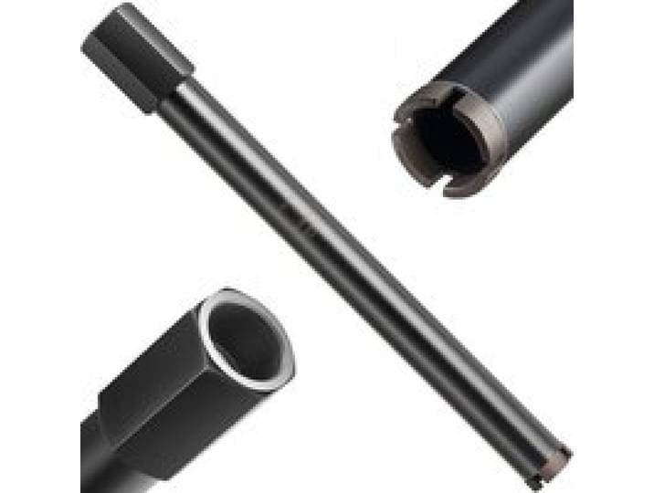 VEVOR kernboor, 38 mm diameter, 356 mm boordiepte, 1-1/4 inch-7 binnendraad, zeer nauwkeurige lastechnologie, natte diamantkernboor voor gewapend beton, baksteen en metselwerk.