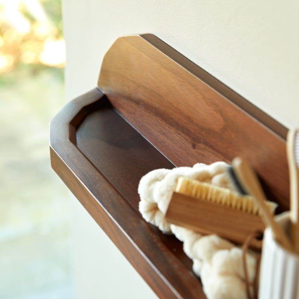 Tikamoon Estantería de cuarto de baño de palisandro macizo 140 cm