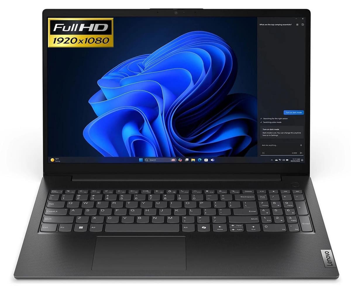 Lenovo V15 G5 Notebook 15,6" Intel Core 5-210H @4,8GHz 64GB DDR5 256GB NVMe SSD FHD Windows 11 Laptop