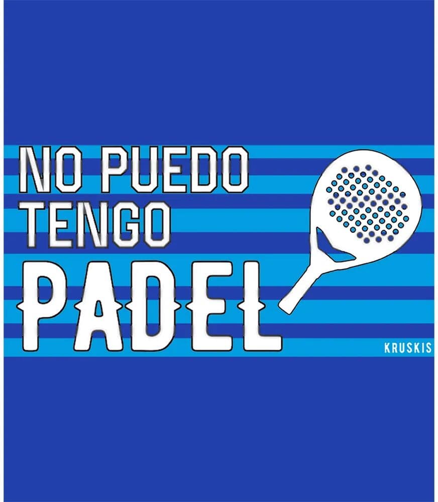 Kruskis Camiseta De Manga Corta No Puedo Tengo Padel Royal Blue S